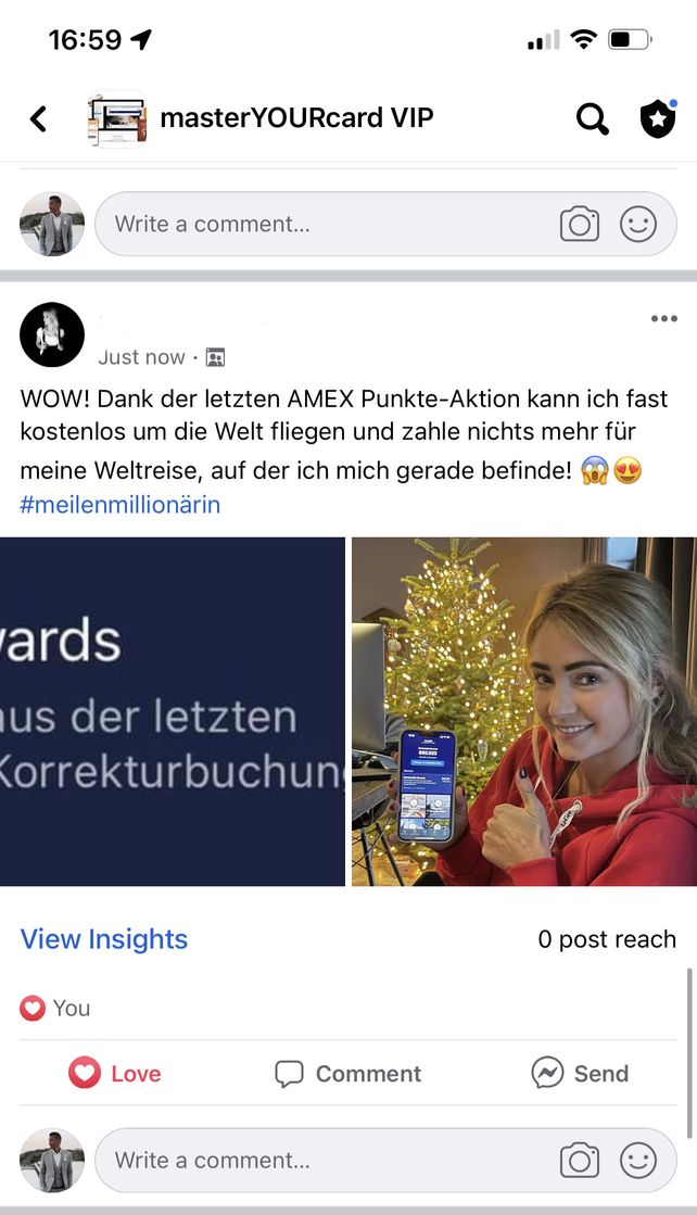 Master your Card AMEX Punkte Aktion (1)